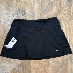 NWT!!! Black Fila Tennis Skirt